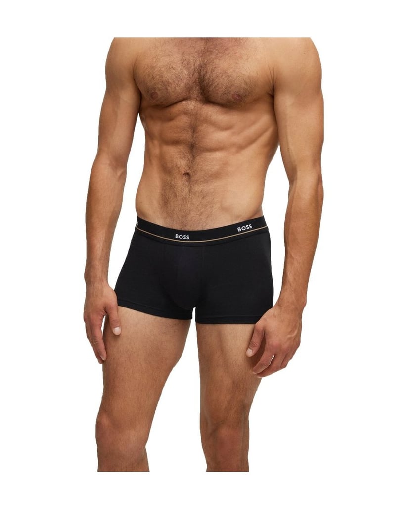 BOSS-Herren-Boxershort-5er-Pack-Trunk-5P-Essential-schwarz