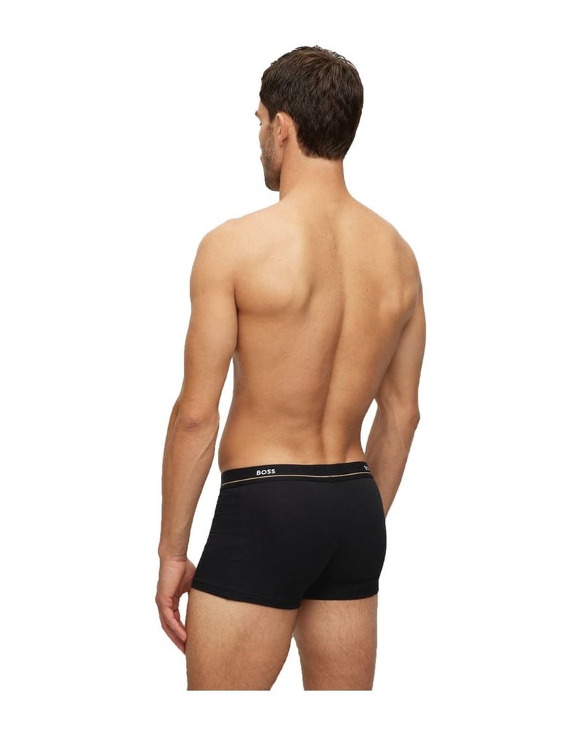 BOSS-Herren-Boxershort-5er-Pack-Trunk-5P-Essential-schwarz