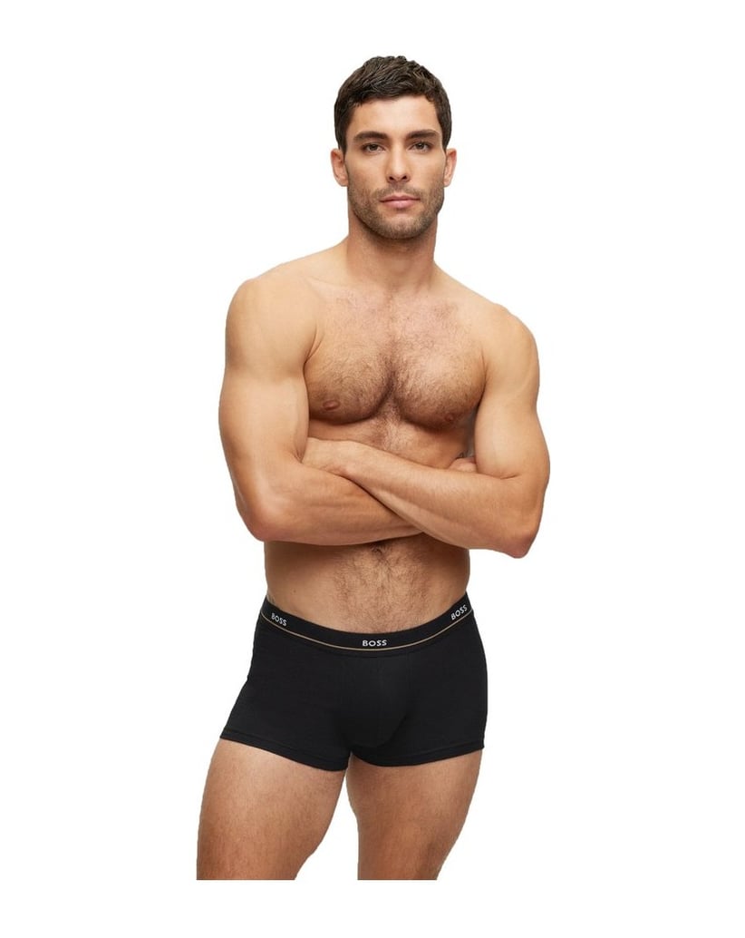 BOSS-Herren-Boxershort-5er-Pack-Trunk-5P-Essential-schwarz