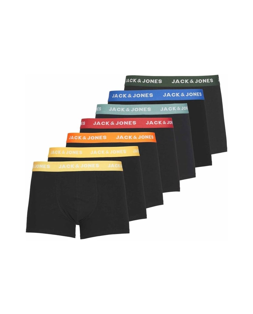 Jack-&-Jones-Herren-Boxershort-7er-Pack-JACVITO-SOLID-mehrfarbig-