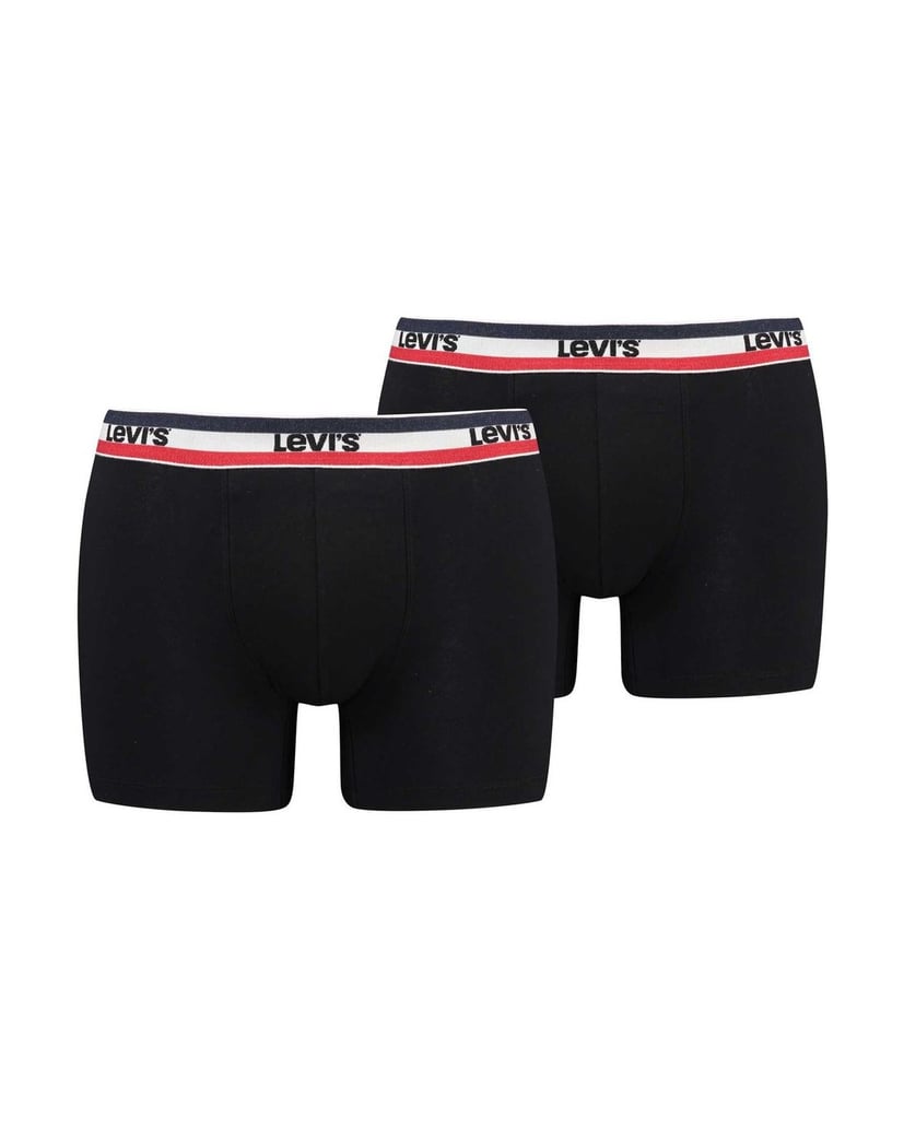 Levis-Herren-Boxershort-2er-Pack-schwarz
