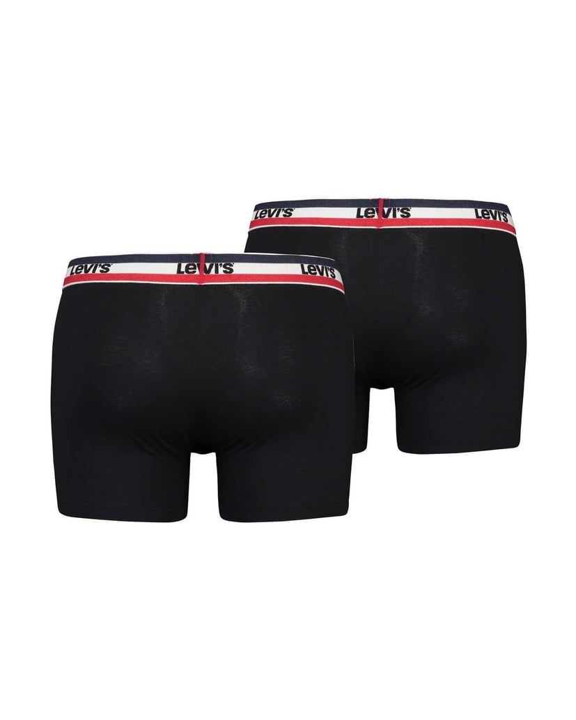 Levis-Herren-Boxershort-2er-Pack-schwarz