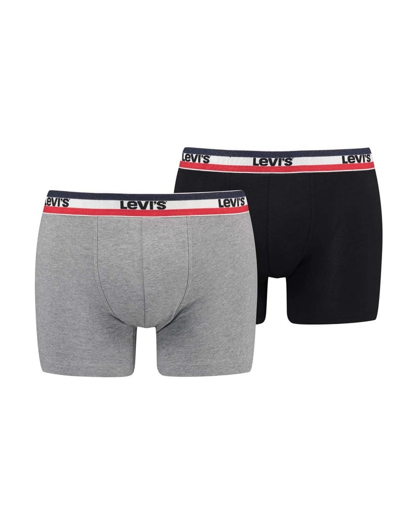 Levis-Herren-Boxershort-2er-Pack-schwarz