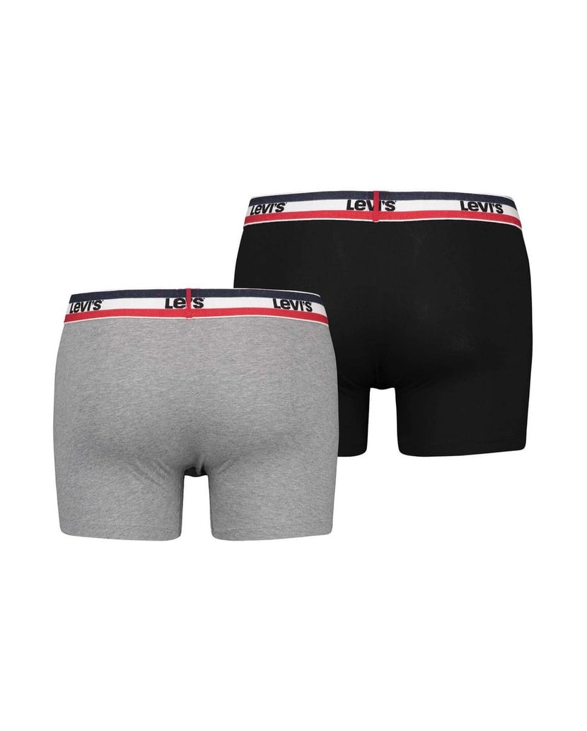 Levis-Herren-Boxershort-2er-Pack-schwarz