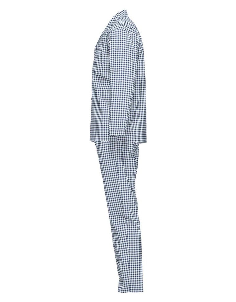 GÖTZBURG-Herren-Pyjama-blau