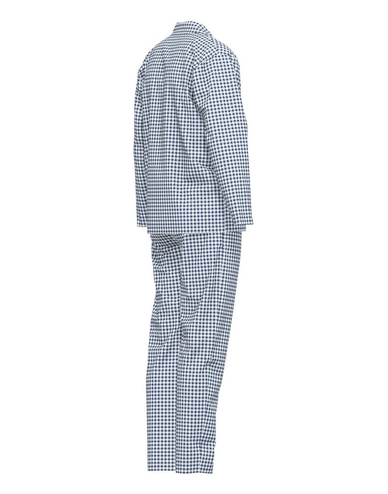 GÖTZBURG-Herren-Pyjama-blau