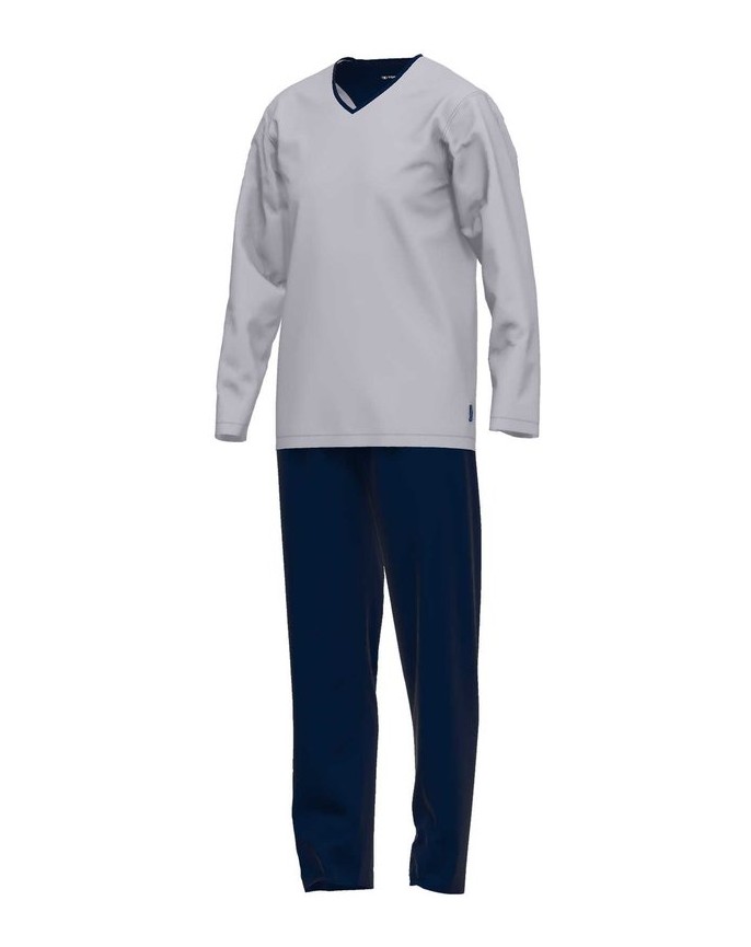 Tom-Tailor-Herren-Pyjama-grau
