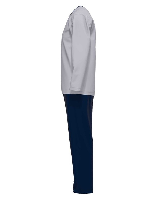 Tom-Tailor-Herren-Pyjama-grau