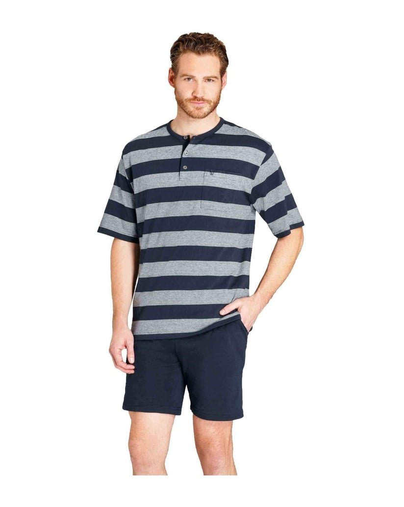 hajo-Herren-Pyjama-blau-