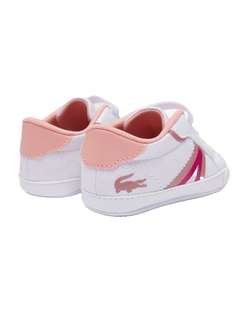 LACOSTE-Unisex-Krabbelschuhe-L004-CRIB-2232-CUB-weiss-