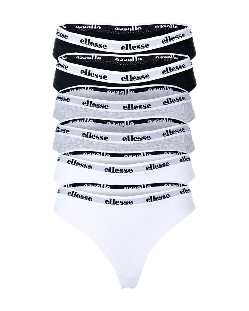 ELLESSE-Damen-String-6er-Pack-HILLAR-schwarz