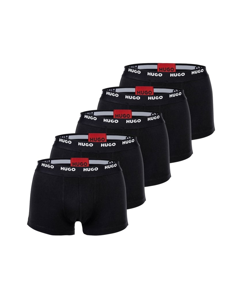HUGO-Herren-Boxershort-5er-Pack-TRUNK-FIVE-PACK-10241868-02-schwarz