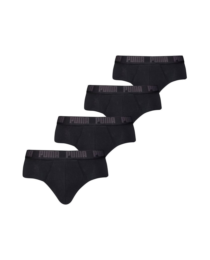 Puma-Herren-Slip-4er-Pack-PUMA-BASIC-BRIEFS-4P-ECOM-schwarz