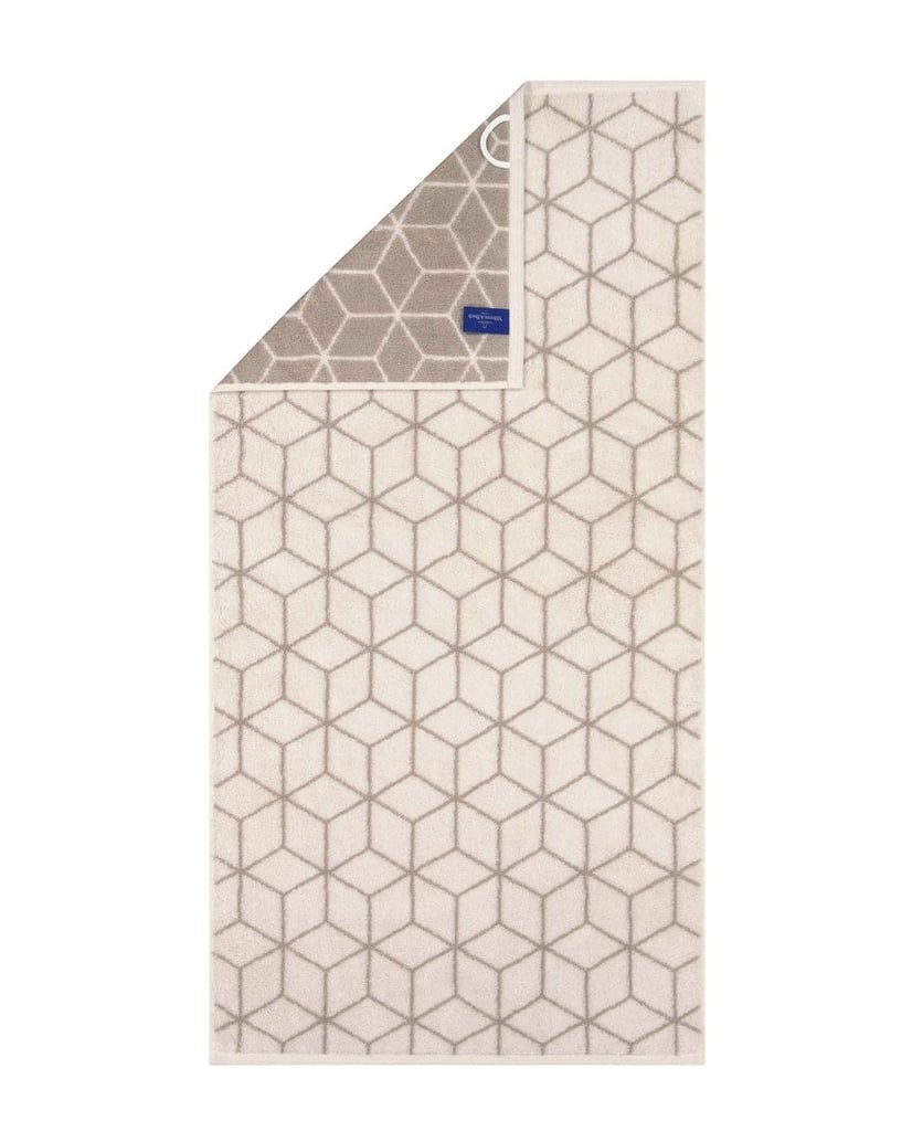 Villeroy-&-Boch-Unisex-Handtuch-1er-Pack-Handtuch-Carré-grau