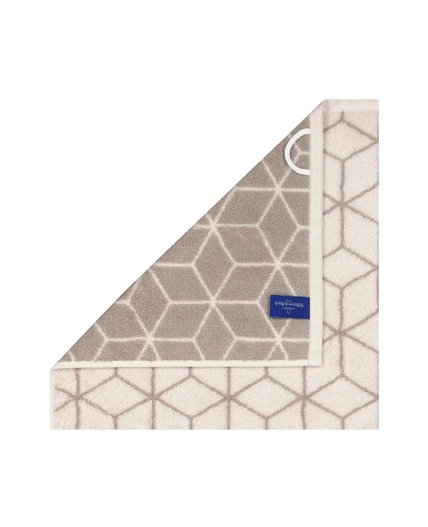 Villeroy-&-Boch-Unisex-Handtuch-1er-Pack-Handtuch-Carré-grau