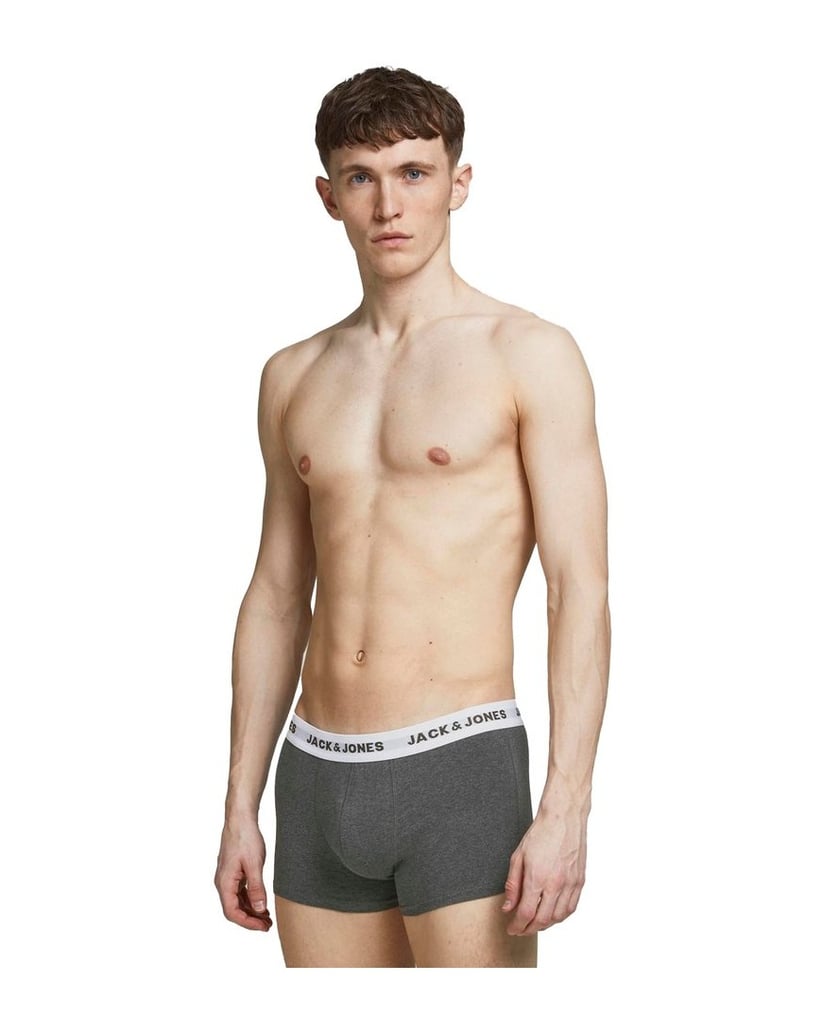 Jack-&-Jones-Herren-Boxershort-12er-Pack-JACSHADE-SOLID-TRUNKS-12P-mehrfarbig-
