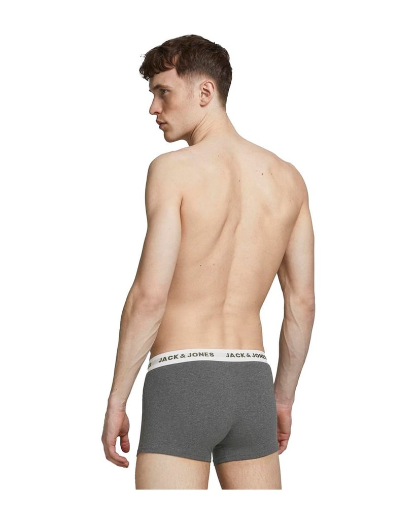 Jack-&-Jones-Herren-Boxershort-12er-Pack-JACSHADE-SOLID-TRUNKS-12P-mehrfarbig-