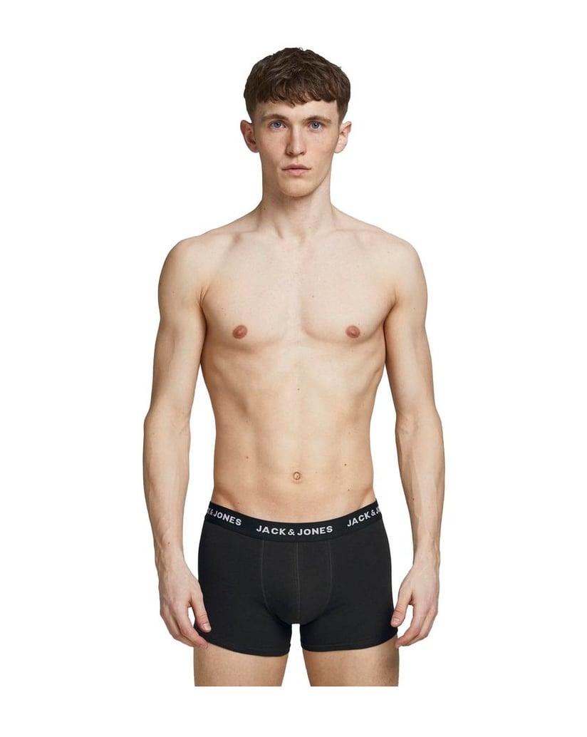 Jack-&-Jones-Herren-Boxershort-12er-Pack-JACSHADE-SOLID-TRUNKS-12P-mehrfarbig-