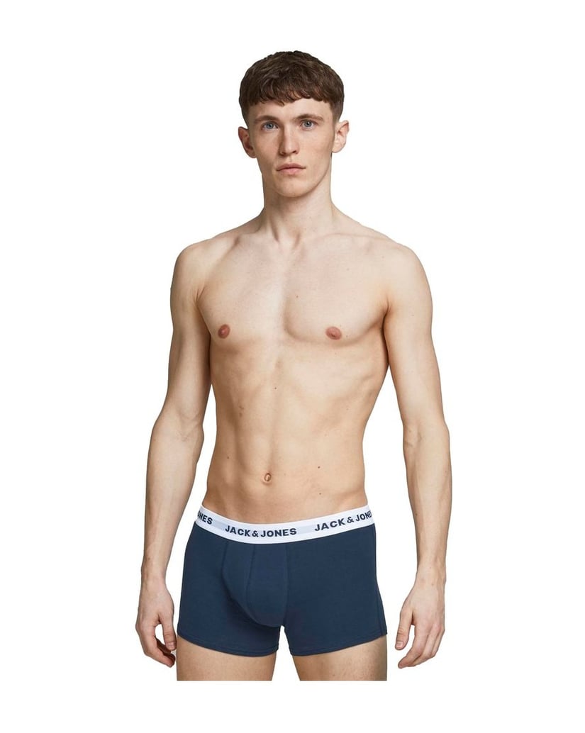 Jack-&-Jones-Herren-Boxershort-12er-Pack-JACSHADE-SOLID-TRUNKS-12P-mehrfarbig-