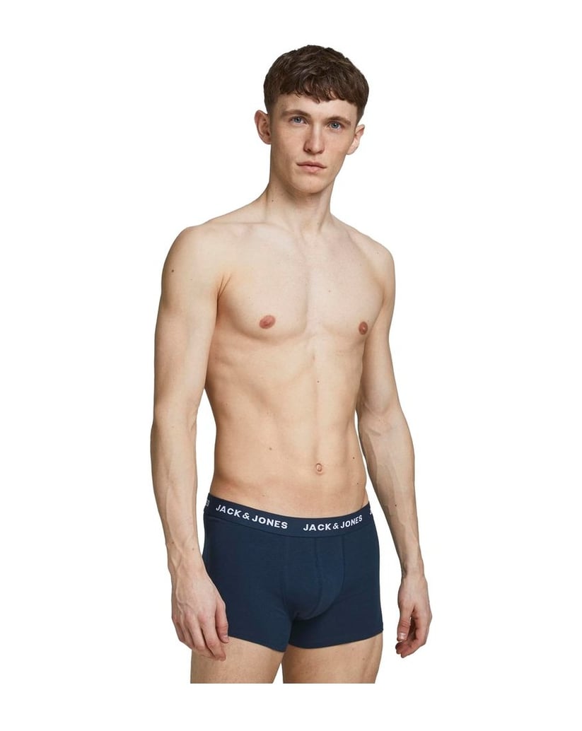 Jack-&-Jones-Herren-Boxershort-12er-Pack-JACSHADE-SOLID-TRUNKS-12P-mehrfarbig-