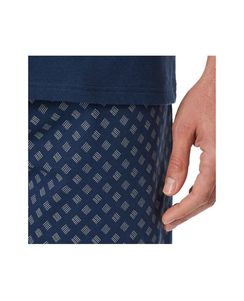 SCHIESSER-Herren-Pyjama-Casual-Essentials-dunkelblau