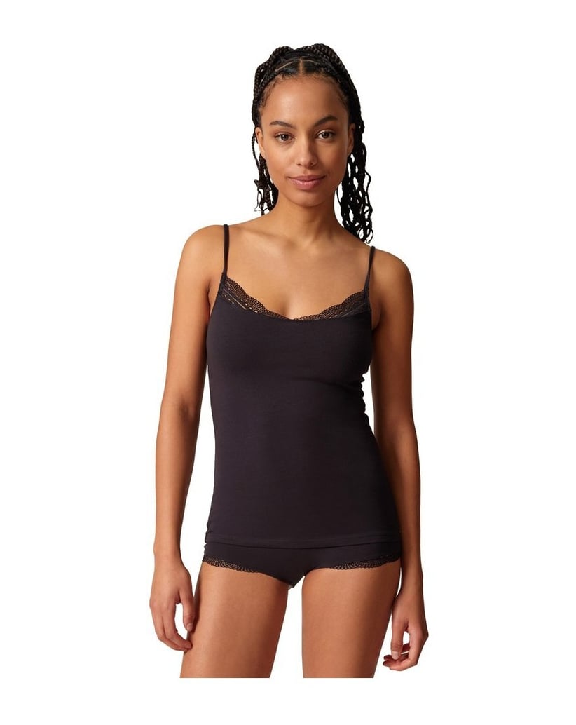 Skiny-Damen-Unterhemd-1er-Pack-Classic-Cotton-schwarz