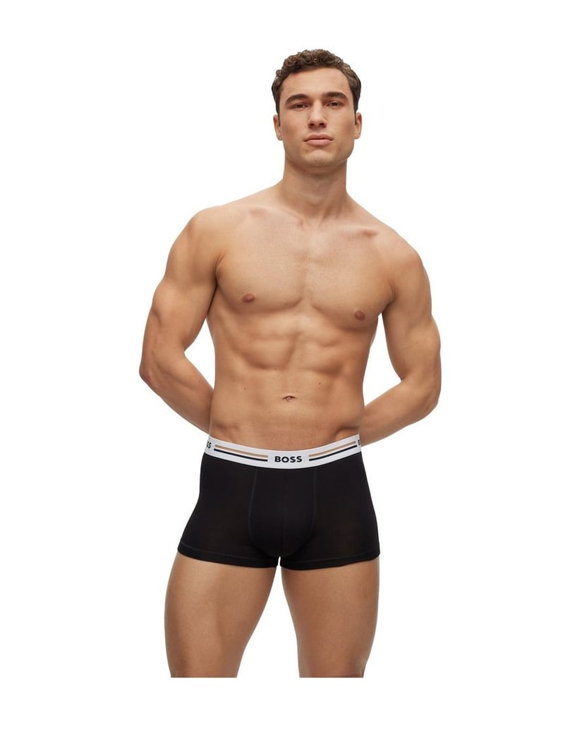 BOSS-Herren-Boxershort-3er-Pack-Trunk-3P-Revive-schwarz