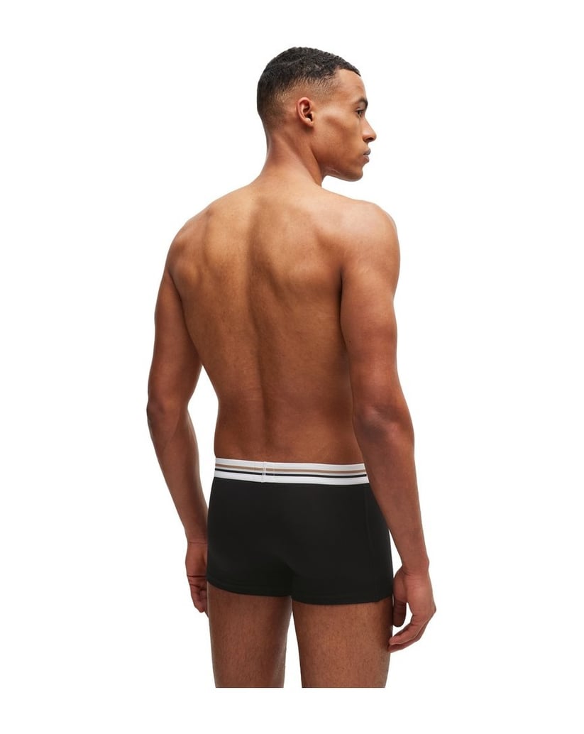 BOSS-Herren-Boxershort-3er-Pack-Trunk-3P-Revive-schwarz