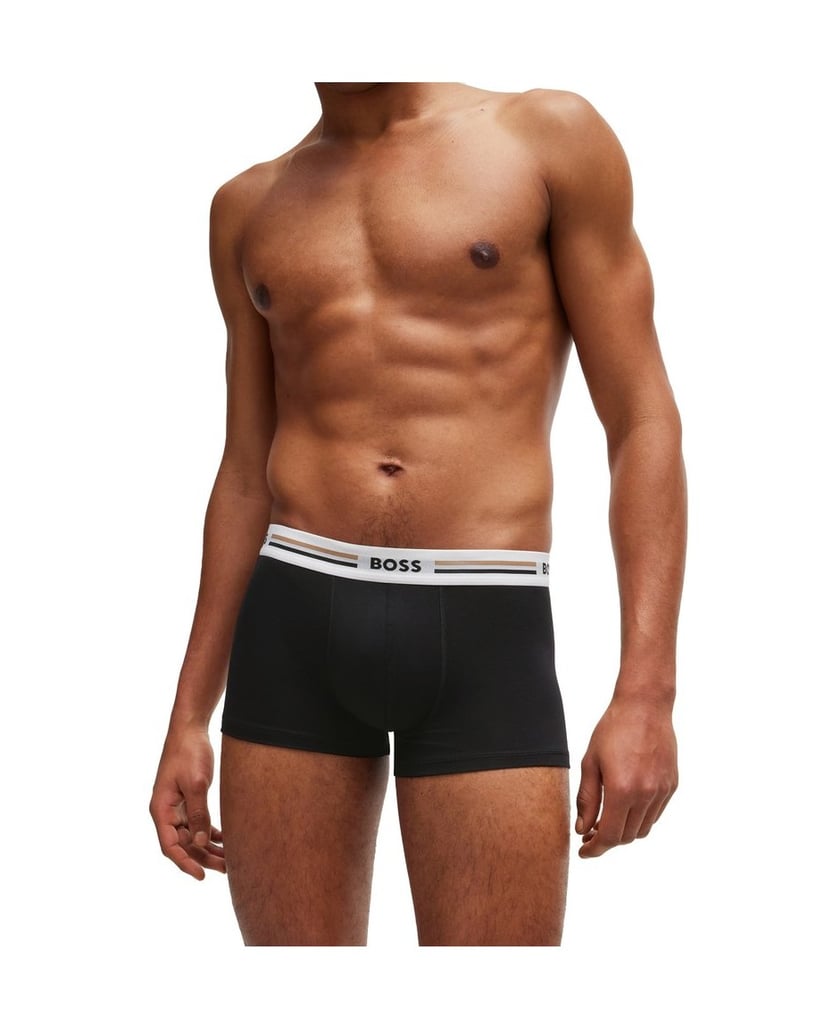 BOSS-Herren-Boxershort-3er-Pack-Trunk-3P-Revive-schwarz