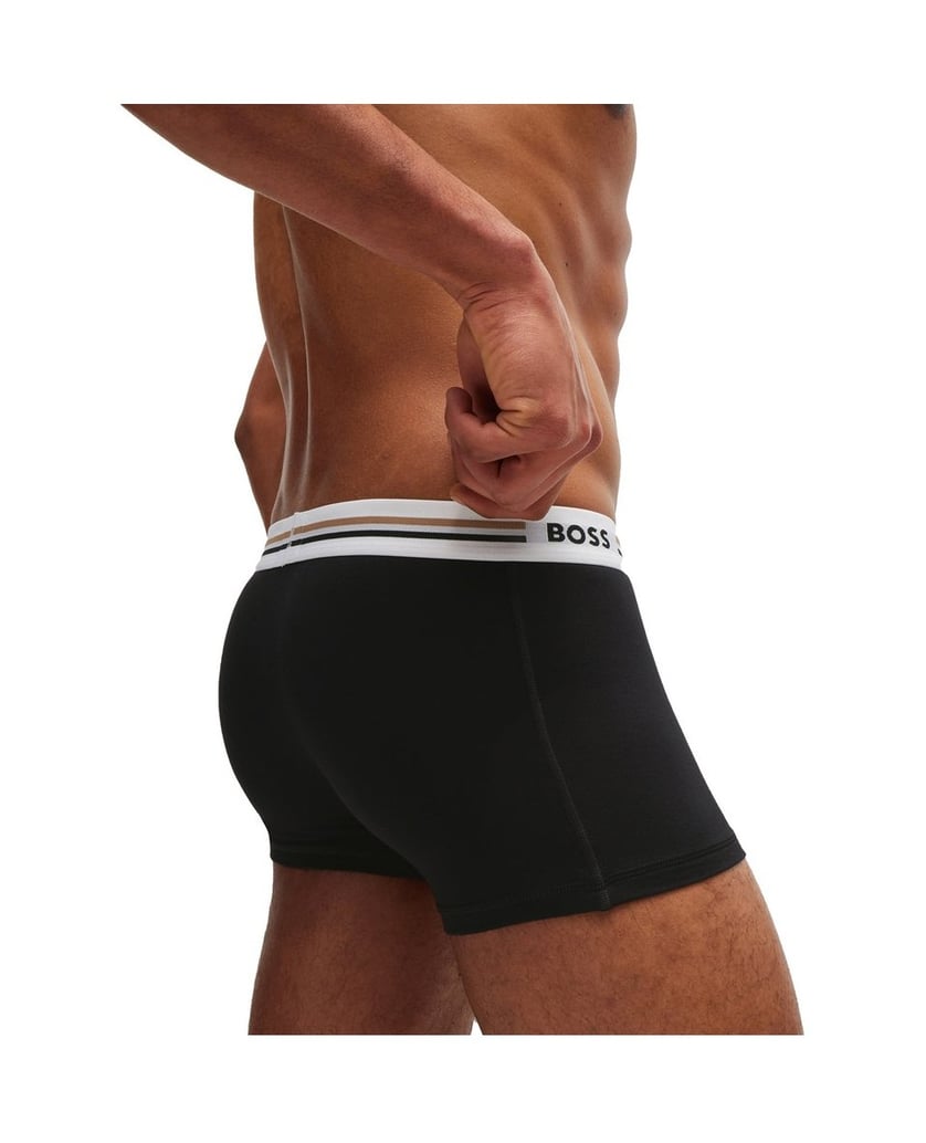 BOSS-Herren-Boxershort-3er-Pack-Trunk-3P-Revive-schwarz