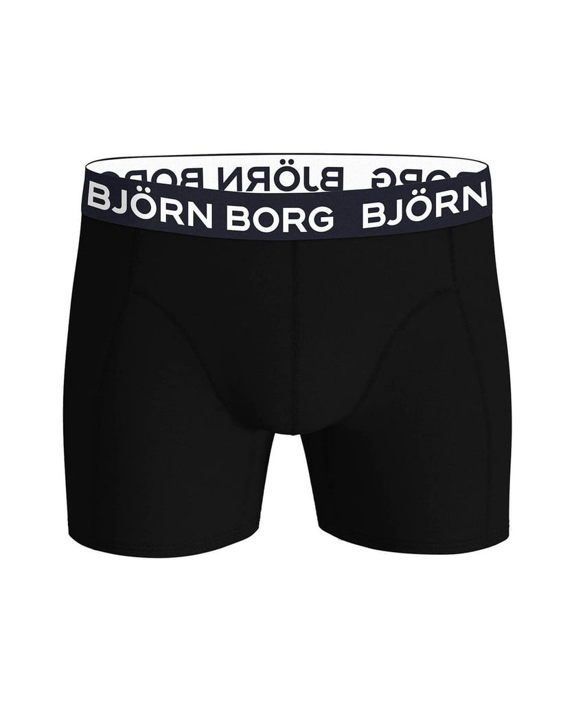 Björn-Borg-Herren-Boxershort-5er-Pack-Cotton-Stretch-Trunks-Big-Logo-5P-weiss