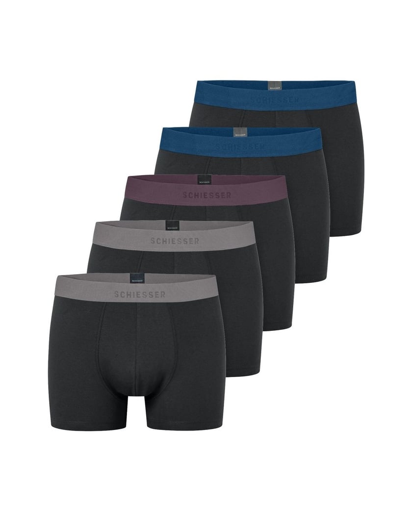 SCHIESSER-Herren-Boxershort-5er-Pack-5PACK-Shorts---95/5-Multipacks-mehrfarbig-