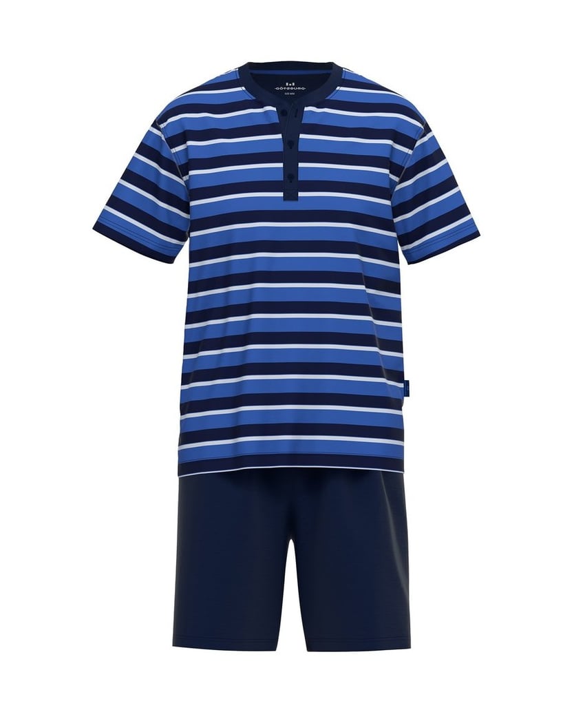 GÖTZBURG-Herren-Pyjama-blau-