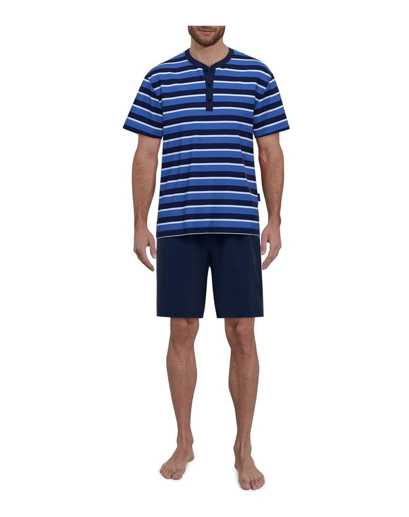 GÖTZBURG-Herren-Pyjama-blau-
