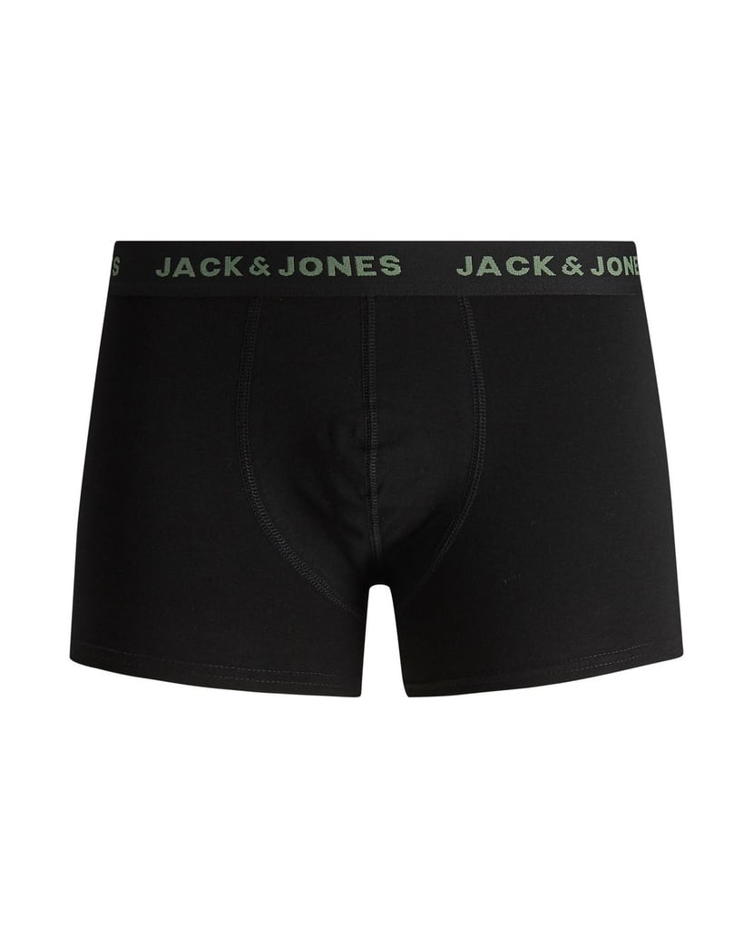 Jack-&-Jones-Herren-Boxershort-7er-Pack-JACBASIC-TRUNKS-PLUS-7-PACK-schwarz
