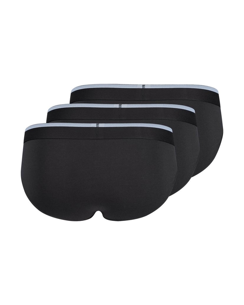 Skiny-Herren-Slip-3er-Pack-Brasil-Slips-Cotton-Multipack-schwarz