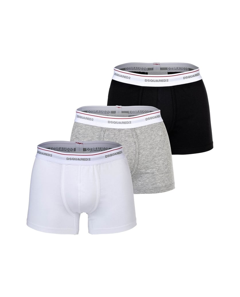 DSQUARED2-Herren-Boxershort-3er-Pack-3-PACK-TRUNK-schwarz