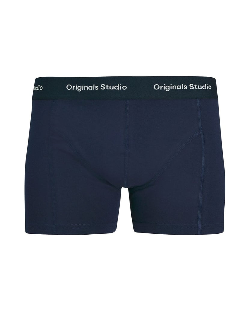 Jack-&-Jones-Herren-Boxershort-7er-Pack-JACVESTERBRO-SOLID-TRUNKS-7-PACK-blau-