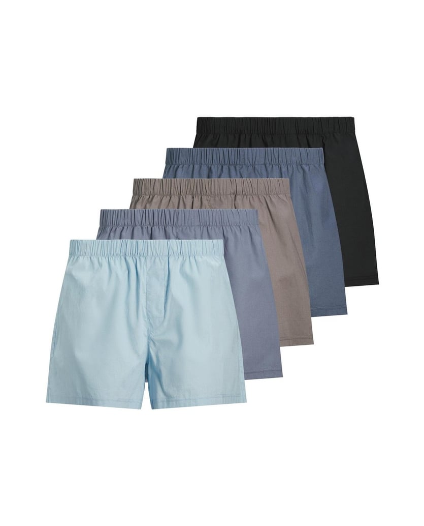 Jack-&-Jones-Herren-Web-Boxershorts-5er-Pack-JACMILANO-WOVEN-BOXERS-5-PACK-mehrfarbig-