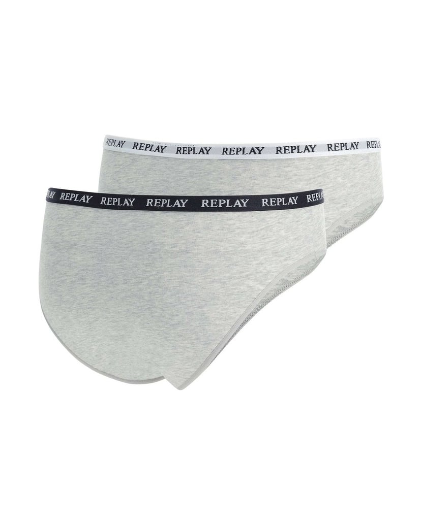 REPLAY-Damen-Slip-2er-Pack-REPLAY-LADY-SLIP--Style-1-T/C-2pcs-waterfall-pack-schwarz