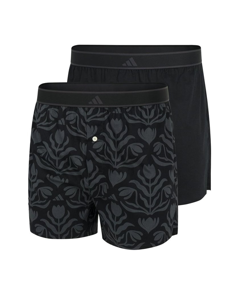 Adidas-Herren-Web-Boxershorts-2er-Pack-grau-kombiniert