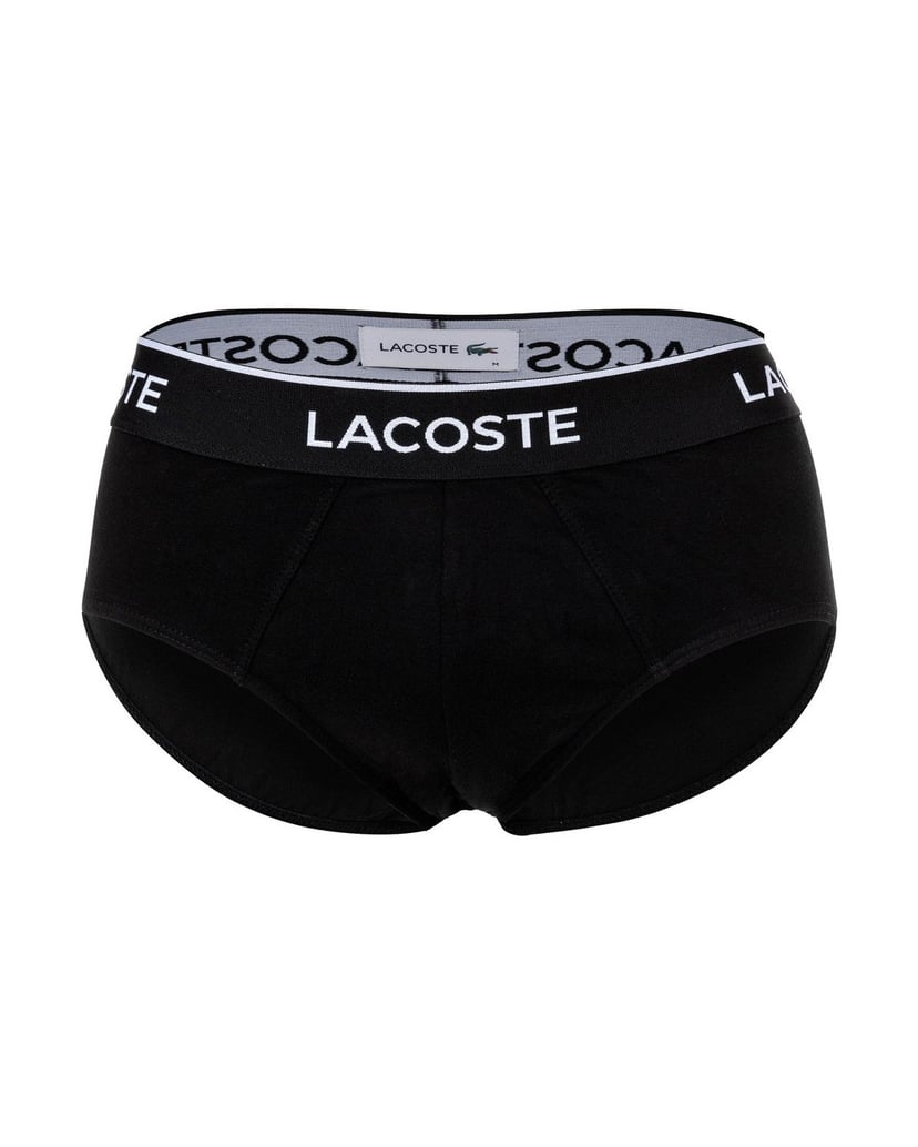 LACOSTE-Herren-Slip-3er-Pack-schwarz