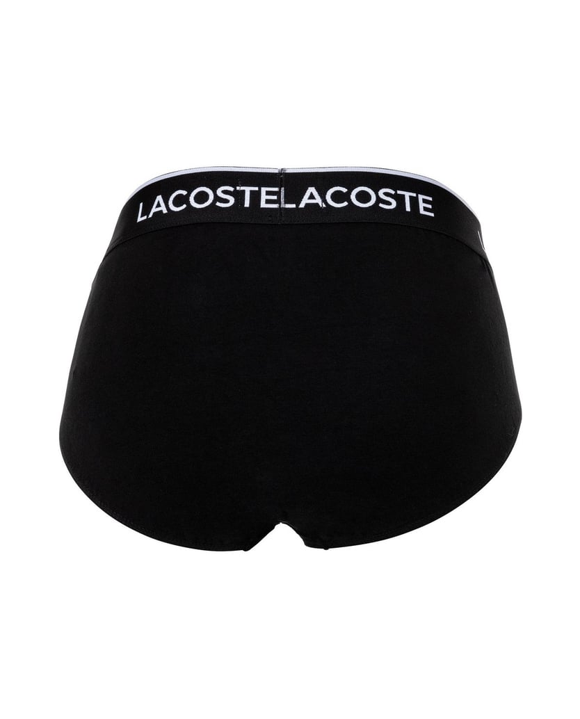 LACOSTE-Herren-Slip-3er-Pack-schwarz
