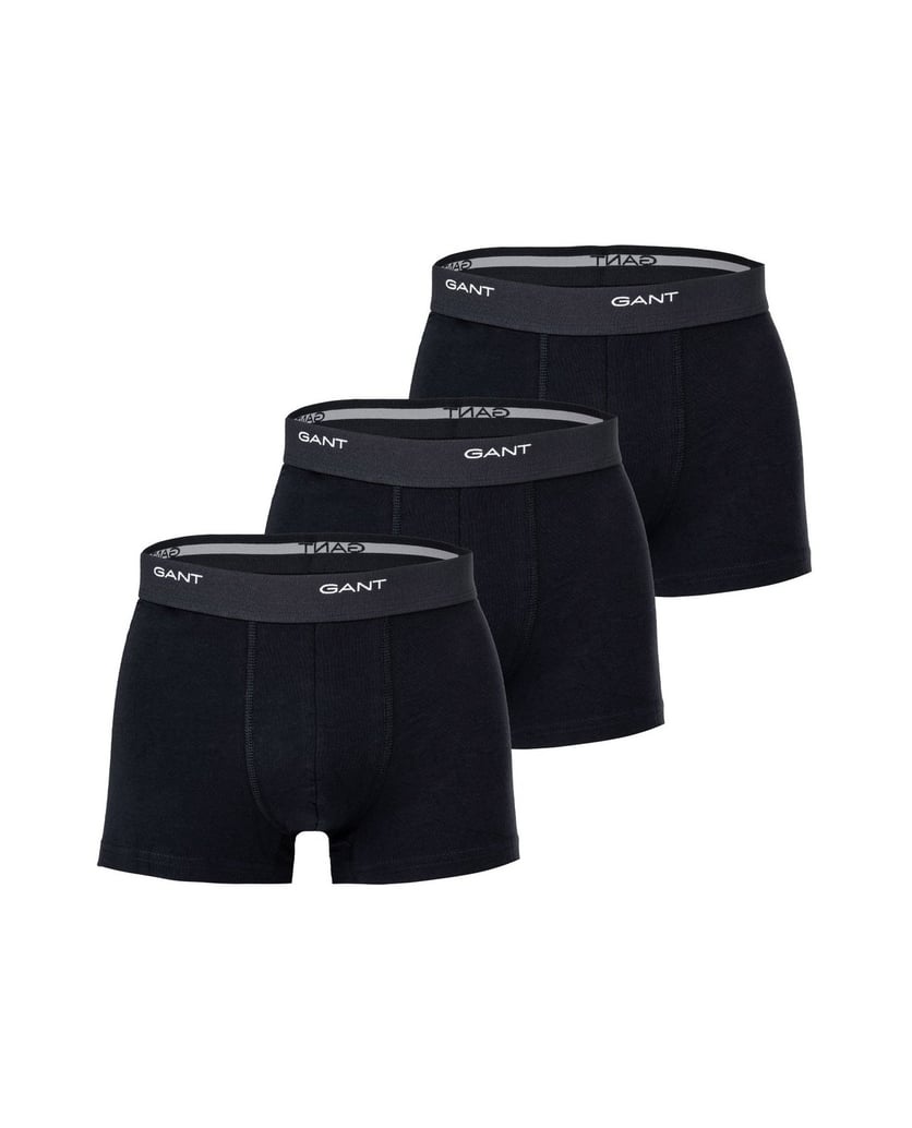 GANT-Herren-Boxershort-3er-Pack-schwarz