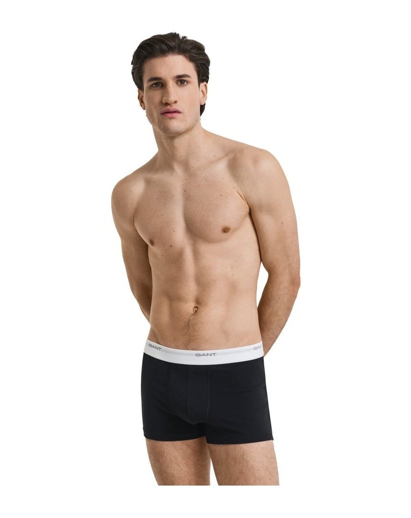 GANT-Herren-Boxershort-3er-Pack-schwarz