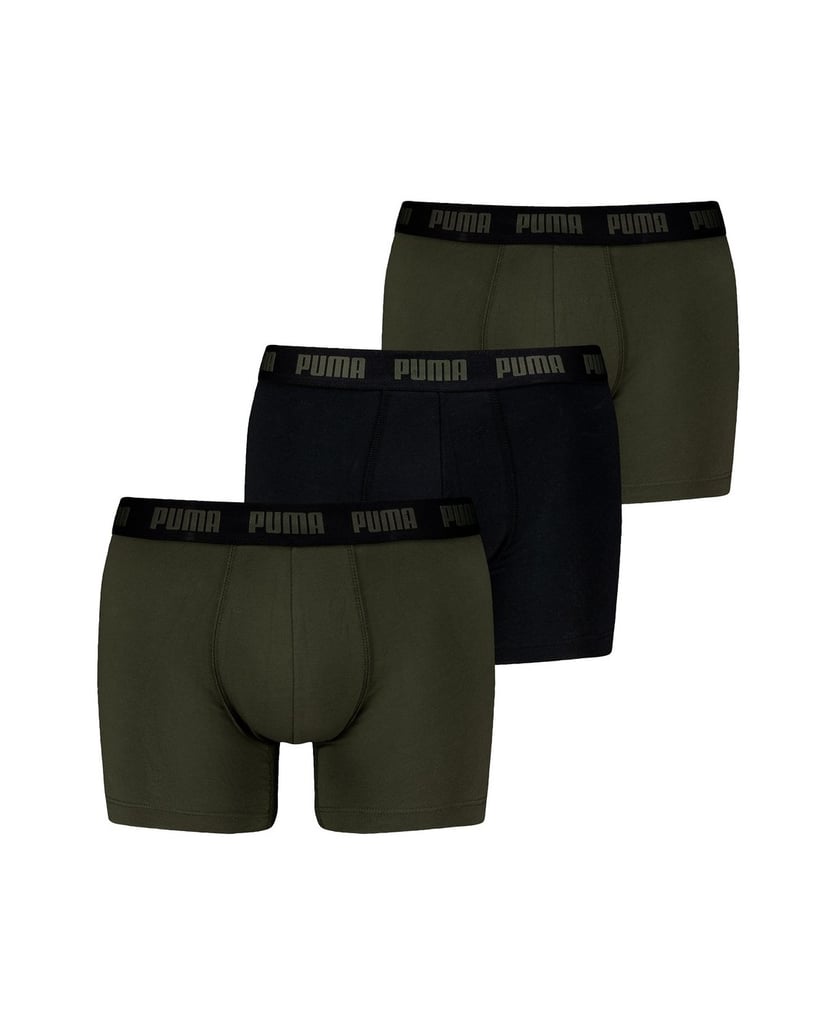 Puma-Herren-Boxershort-3er-Pack-Everyday-Boxers-3P-grün