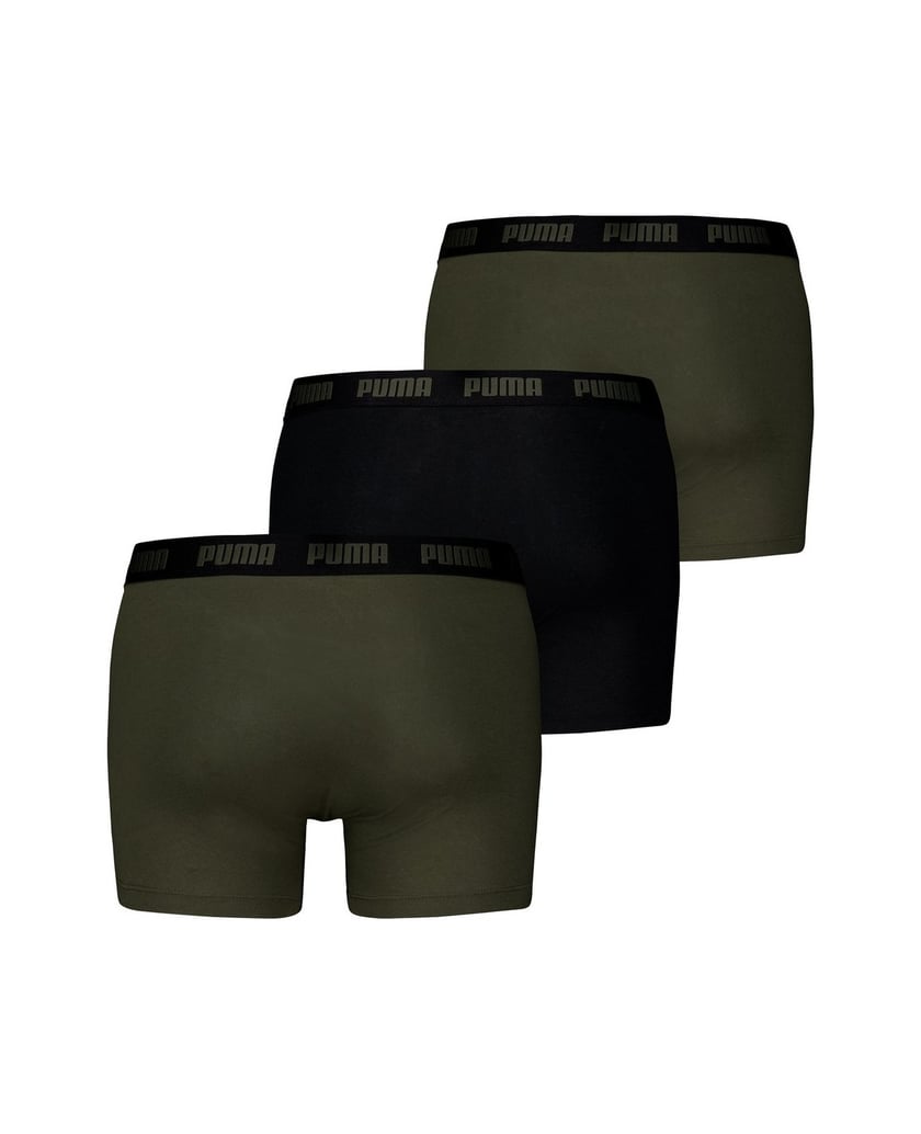 Puma-Herren-Boxershort-3er-Pack-Everyday-Boxers-3P-grün