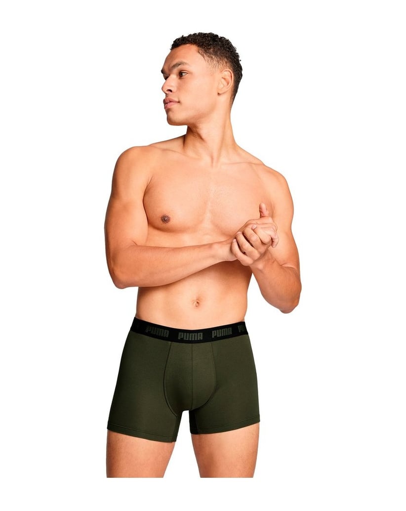 Puma-Herren-Boxershort-3er-Pack-Everyday-Boxers-3P-grün