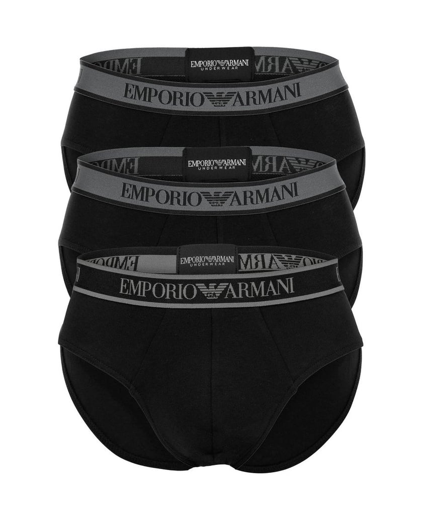 Emporio-Armani-Herren-Slip-3er-Pack-Core-Logoband-schwarz