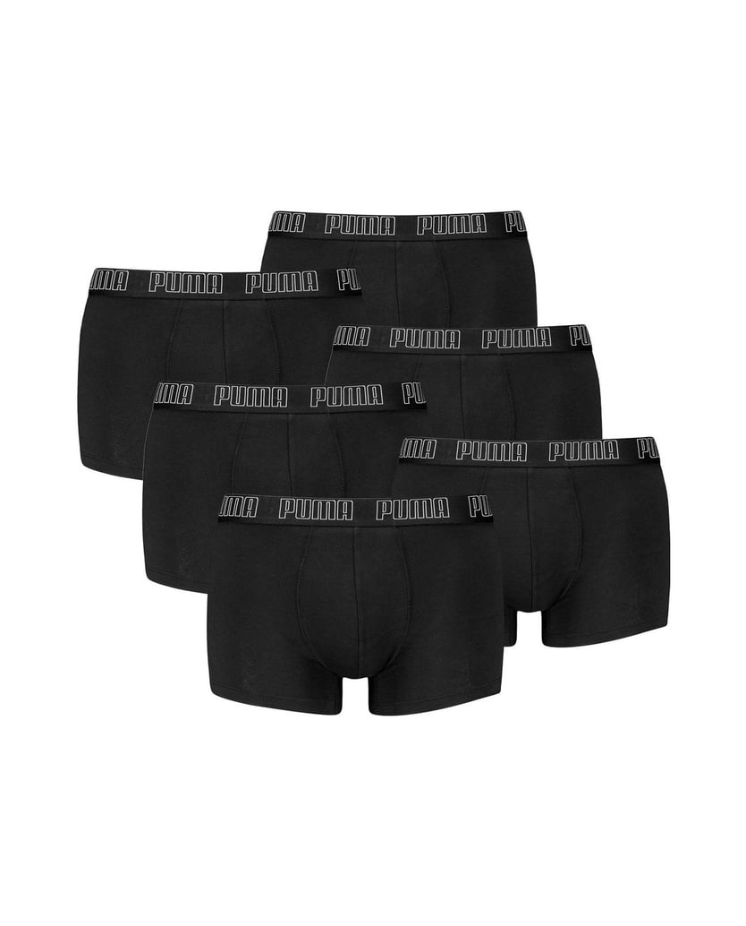 Puma-Herren-Boxershort-6er-Pack-schwarz